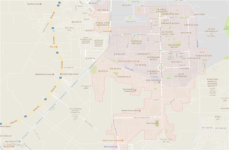 5 Marla Pair Plot for sale in Bahria Town Sector D Lahore