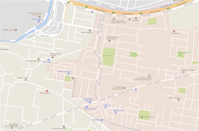 1 Kanal Plot for sale in State Life Housing Society Lahore