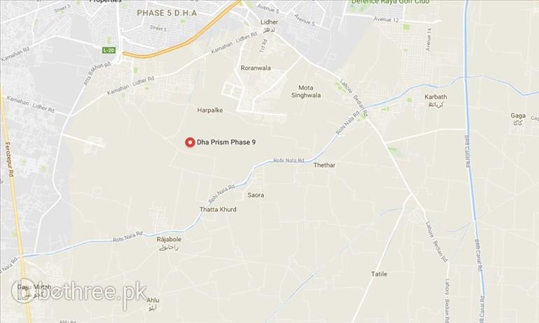 In DHA Phase 9 Prism Block H 1 Kanal Plot for sale by 92 Estate